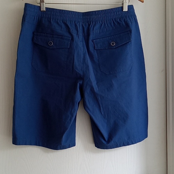 Tribal | Blue Cotton Bermuda Shorts - Picture 4 of 8